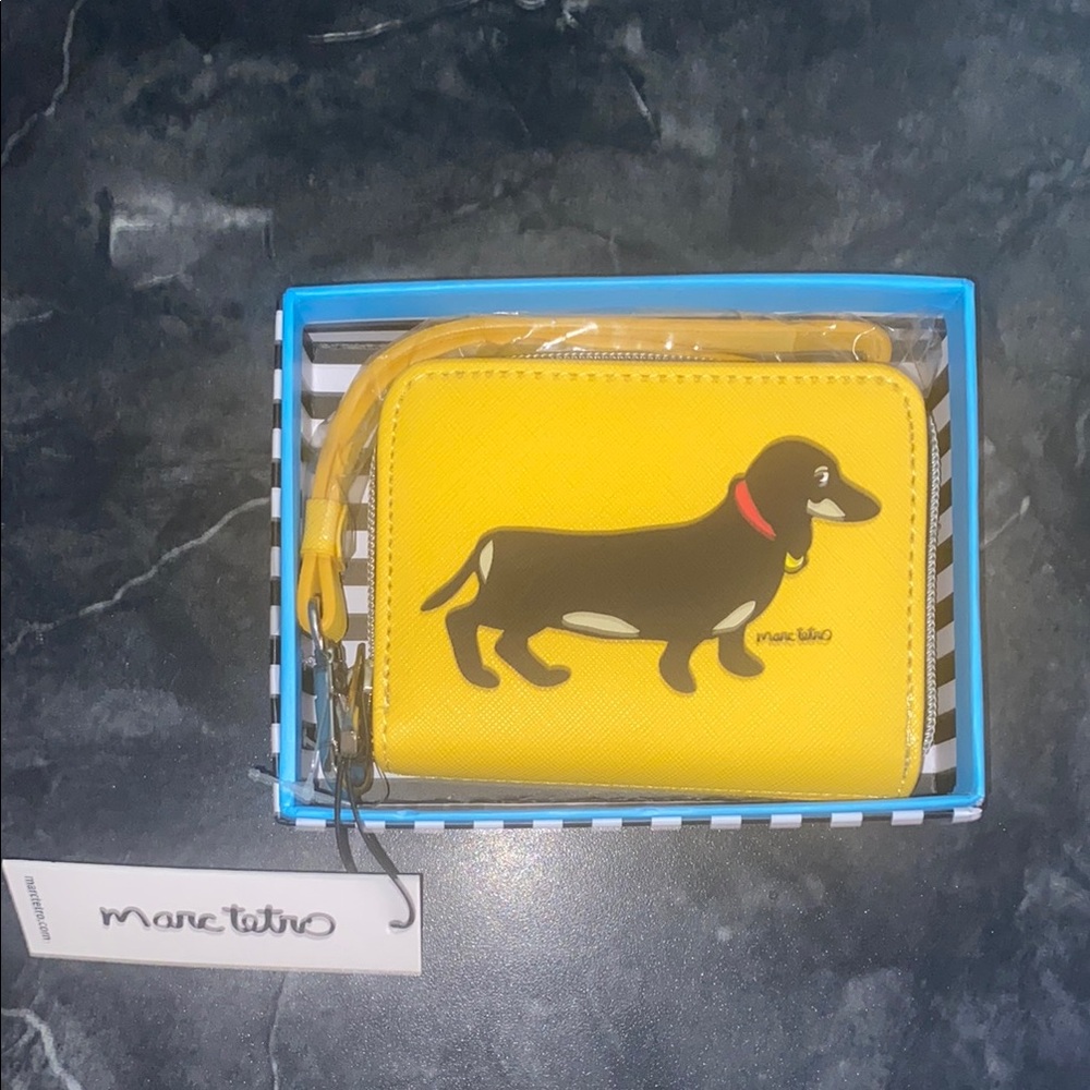 Marc Tetro Dachshund Wristlet Wallet